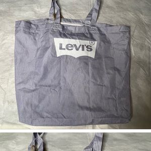 New Levi’s X Target, Blue White Striped, Reusable, Double handled, pocket bag